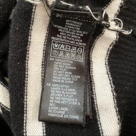 Forever 21 | Striped Sweater with Gold Button Detail | S - Picture 6 of 6